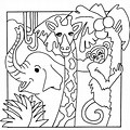 Jungle Coloring Pages for Kids