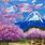 Japanese Art Cherry Blossom Painting