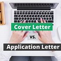 Job Application vs Cover Letter