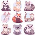 Kawaii Drawings Anime Animals