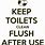 Keep Toilet Clean Quotes