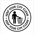 Keep Your City Clean in White Colour