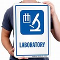 Laboratory Word Signage