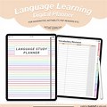 Language Learning Planner PDF