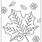 Large Fall Leaf Coloring Page