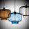 Large Pendant Light Shade Blue