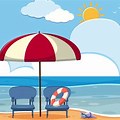 Late Summer Scenes Clip Art