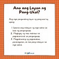 Layon Ng Pang Ukol Halimbawa