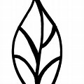 Leaf Stencil Clip Art