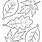 Leaf Template Coloring Page