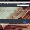 Library Management System Web App Design