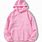 Light Pink Hoodie Plain