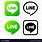 Line Chat Icon