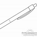 Line Drawing Pen Simple Stick