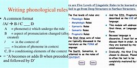 Linguistic Rules Examples