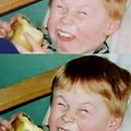 Little Boy Eating Apple Meme