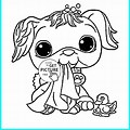 Littlest Pet Shop Coloring Pages Long Hair Cat