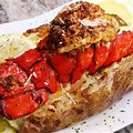 Lobster Tails with Baked Potato