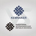 Logo Kemnaker Warna Hitam