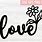 Love Flower SVG