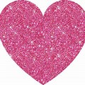 Love Pink Glitter Heart