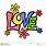 Love Word Clip Art Free