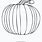 Pumpkin Shape Coloring Page