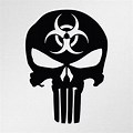 Punisher Biohazard Symbol