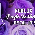 Purple Aesthetic Decal ID Roblox