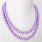 Purple Pearl Necklace