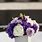 Purple and White Flower Arrangements