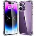 Purple iPhone 14 Case Clear