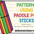 Paddle Pop Shape Flash Cards