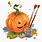 Painted Pumpkin Clip Art