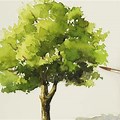 Painting Trees Watercolor Tutorials