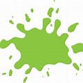 Pastel Green Paint Splatter Clip Art