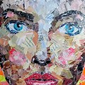 Paper Collage Portrait Art