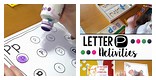 Paper Rolling Activity for Letter P