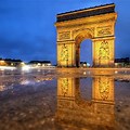 Paris Arc De Triomphe Night Wallpaper