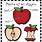 Parts of an Apple Preschool Printable