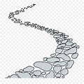 Path Clip Art Black and White