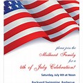 Patriotic Free Birthday Invitations