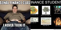 Personal Finance Class Memes