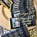 Personalized 50th Birthday Party Favors