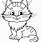 Pet Cat Coloring Pages