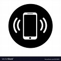 Phone Inside Circle Vector