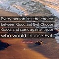 Picture Choosing Between Love and Evil