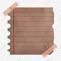 Pin Note Brown Clip Art