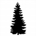 Pine Tree Silhouette Clip Art Easy