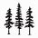 Pine Tree Silhouette Vector